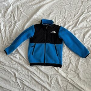 North Face light blue/black fleece (toddler-size 5)